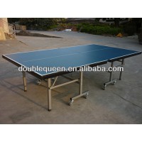 Folding and Movable Indoor Table Tennis Table/Pingpong Table